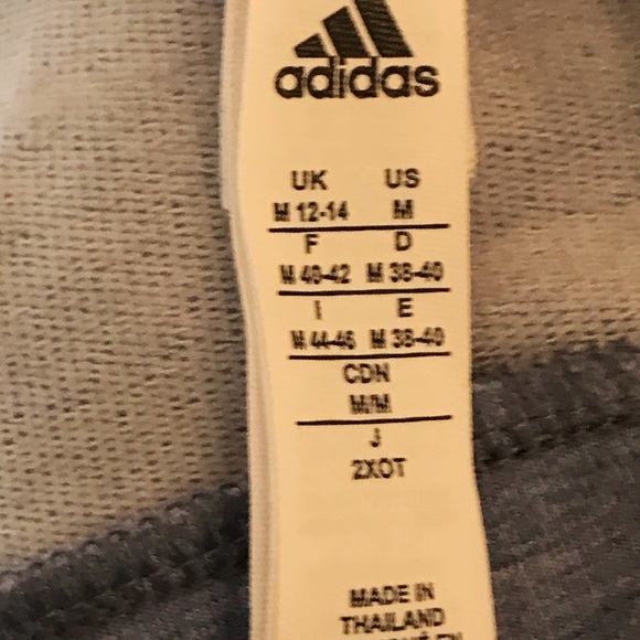 Adidas light blue sweatshirt yoga fitness medium - Picture 6 of 7